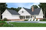 Craftsman House Plan Rear Photo 01 - Grace Hill Craftsman Home 020D-0365 - Search House Plans and More