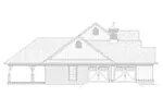 Ranch House Plan Left Elevation - Chapelwood Craftsman Home 020D-0389 - Search House Plans and More