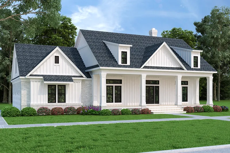 Lowcountry House Plan Front of Home - 020D-0399 - Shop House Plans and More