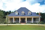 Grand Southern Plantation With Breezy Front Porch