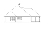 Sunbelt House Plan Rear Elevation - Mortland Contemporary Home 021D-0002 - Shop House Plans and More