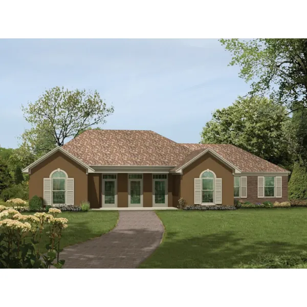 Middleton Craftsman Ranch Home Plan 021D-0007 - Shop House Plans and More