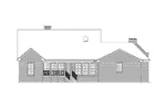 Plantation House Plan Rear Elevation - Townsley Lowcountry Home 021D-0012 - Shop House Plans and More