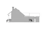 Plantation House Plan Right Elevation - Townsley Lowcountry Home 021D-0012 - Shop House Plans and More