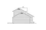 Arts & Crafts House Plan Left Elevation - Wintergreen Contemporary Home 022D-0003 - Shop House Plans and More