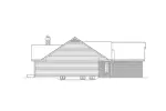 Ranch House Plan Left Elevation - Sycamore Ranch Home 022D-0011 - Shop House Plans and More