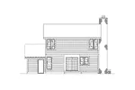 Country House Plan Rear Elevation - Treebrooke Neoclassical Home 022D-0014 - Shop House Plans and More