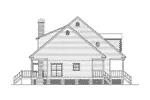 Country House Plan Left Elevation - Coventry Forest Plantation Home 023D-0001 - Search House Plans and More