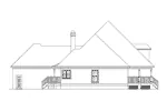 Traditional House Plan Left Elevation - Highpoint Southern Home 023D-0005 - Search House Plans and More