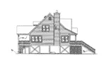 Vacation House Plan Left Elevation - Tremont Cove Vacation Lake Home 024D-0008 - Shop House Plans and More
