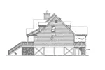 Vacation House Plan Right Elevation - Tremont Cove Vacation Lake Home 024D-0008 - Shop House Plans and More