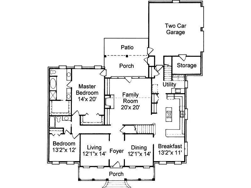 Luxury House Plan First Floor - Heath Springs Plantation Home 024D-0056 - Search House Plans and More