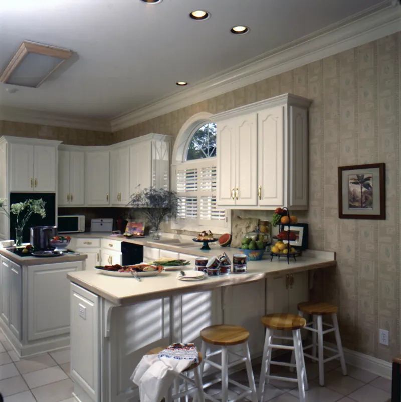 Colonial House Plan Kitchen Photo 02 - Whitemire Luxury Colonial Home 024D-0058 - Shop House Plans and More