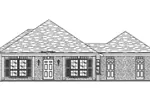 Ranch House Has Brick Exterior And Covered Front Porch