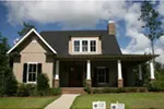 Country French House Plan Front Photo 03 - Thomas Elegant Ranch Home 024D-0591 - Shop House Plans and More