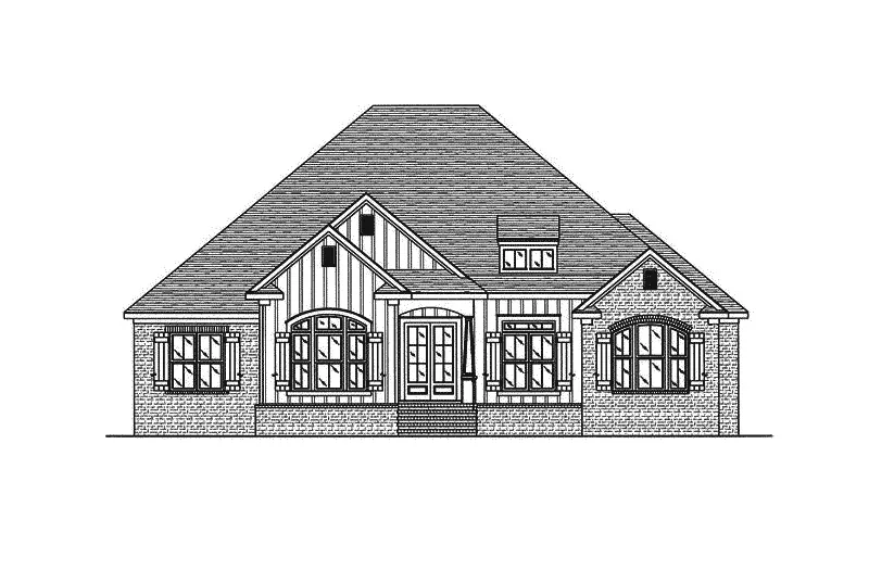 Front Elevation - 024D-0632 - Shop House Plans and More