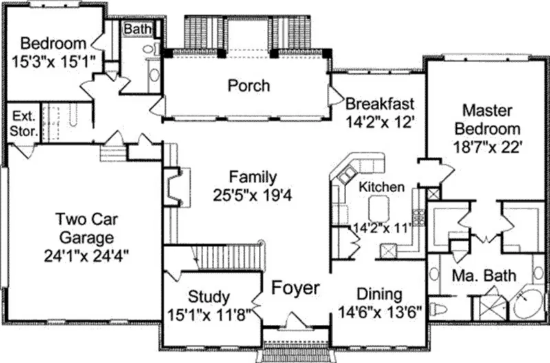 First Floor - 024D-0638 - Shop House Plans and More