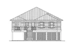 Beach & Coastal House Plan Front Elevation - 024D-0819 - Shop House Plans and More