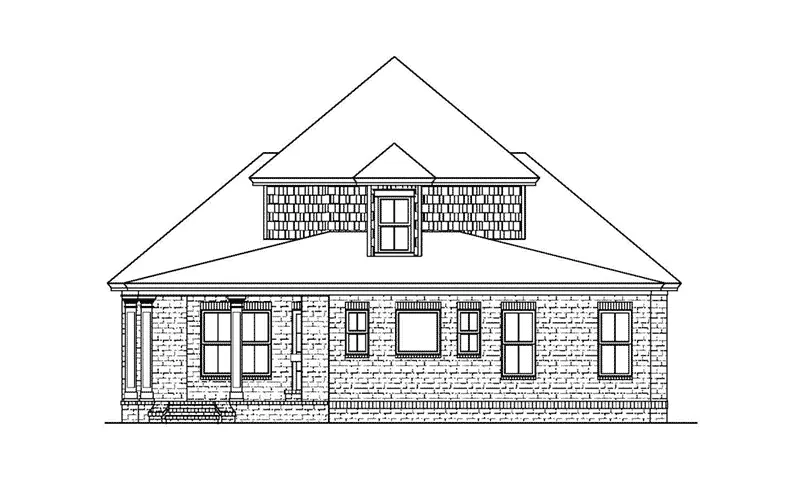 Country House Plan Right Elevation - Bay Springs Southern Home 024D-0827 - Search House Plans and More