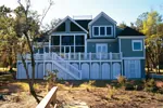 Lowcountry House Plan Rear Photo 02 - Harbortown Lowcountry Home 024S-0003 - Search House Plans and More