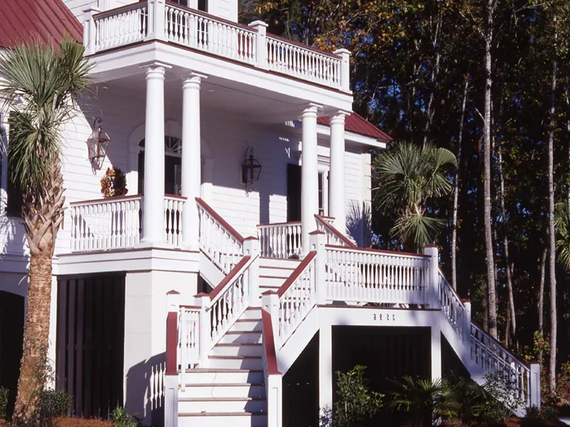 Lowcountry House Plan Stairs Photo 01 - Gulfview Lowcountry Home 024S-0010 - Search House Plans and More