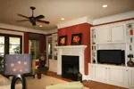 Luxury House Plan Living Room Photo 02 - Briley Southern Craftsman Home 024S-0025 - Search House Plans and More