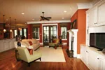 Luxury House Plan Living Room Photo 07 - Briley Southern Craftsman Home 024S-0025 - Search House Plans and More