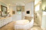 Luxury House Plan Master Bathroom Photo 10 - Briley Southern Craftsman Home 024S-0025 - Search House Plans and More