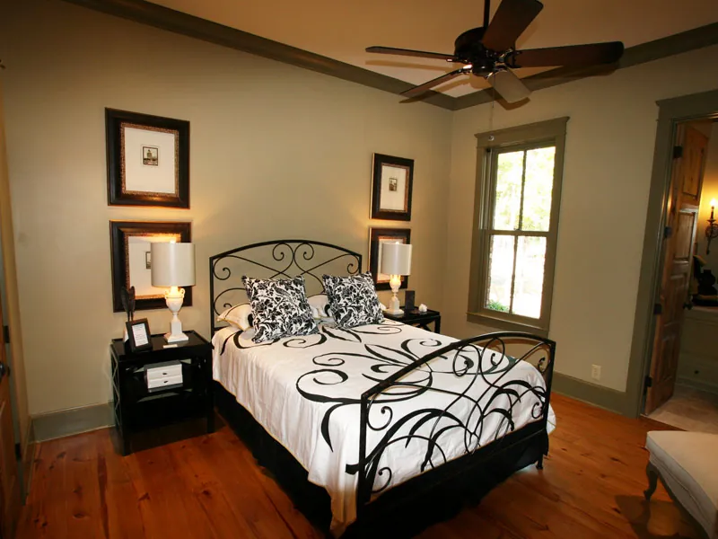 Vacation House Plan Bedroom Photo 07 - Dickerson Creek Rustic Home 024S-0026 - Search House Plans and More