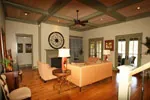 Vacation House Plan Living Room Photo 03 - Dickerson Creek Rustic Home 024S-0026 - Search House Plans and More