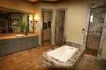 Vacation House Plan Master Bathroom Photo 01 - Dickerson Creek Rustic Home 024S-0026 - Search House Plans and More