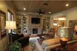 Arts & Crafts House Plan Living Room Photo 01 - Cottonlane Lowcountry Home 024S-0028 - Search House Plans and More