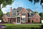 Craftsman House Plan Front Image - Naperville European Style Home 026D-1324 - Shop House Plans and More