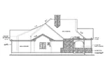 Traditional House Plan Left Elevation - Cermak Country Home 026D-1365 - Search House Plans and More