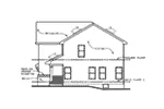 Arts & Crafts House Plan Right Elevation - Carroll Creek Country Home 026D-1850 - Search House Plans and More