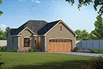 Ranch House Plan Front of Home - 026D-1861 - Shop House Plans and More