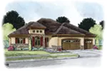 Traditional House Plan Front Image - Jessica Creek Prairie Home 026D-1894 - Search House Plans and More