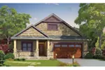 Ranch House Plan Front of House 026D-1907