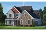 Country House Plan Front of Home - Geyer Glen Craftsman Home 026D-1923 - Search House Plans and More