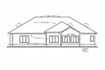 Traditional House Plan Rear Elevation - Ridder Pointe European Home 026D-1945 - Shop House Plans and More