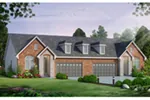 European House Plan Front of Home - 026D-1963 - Shop House Plans and More