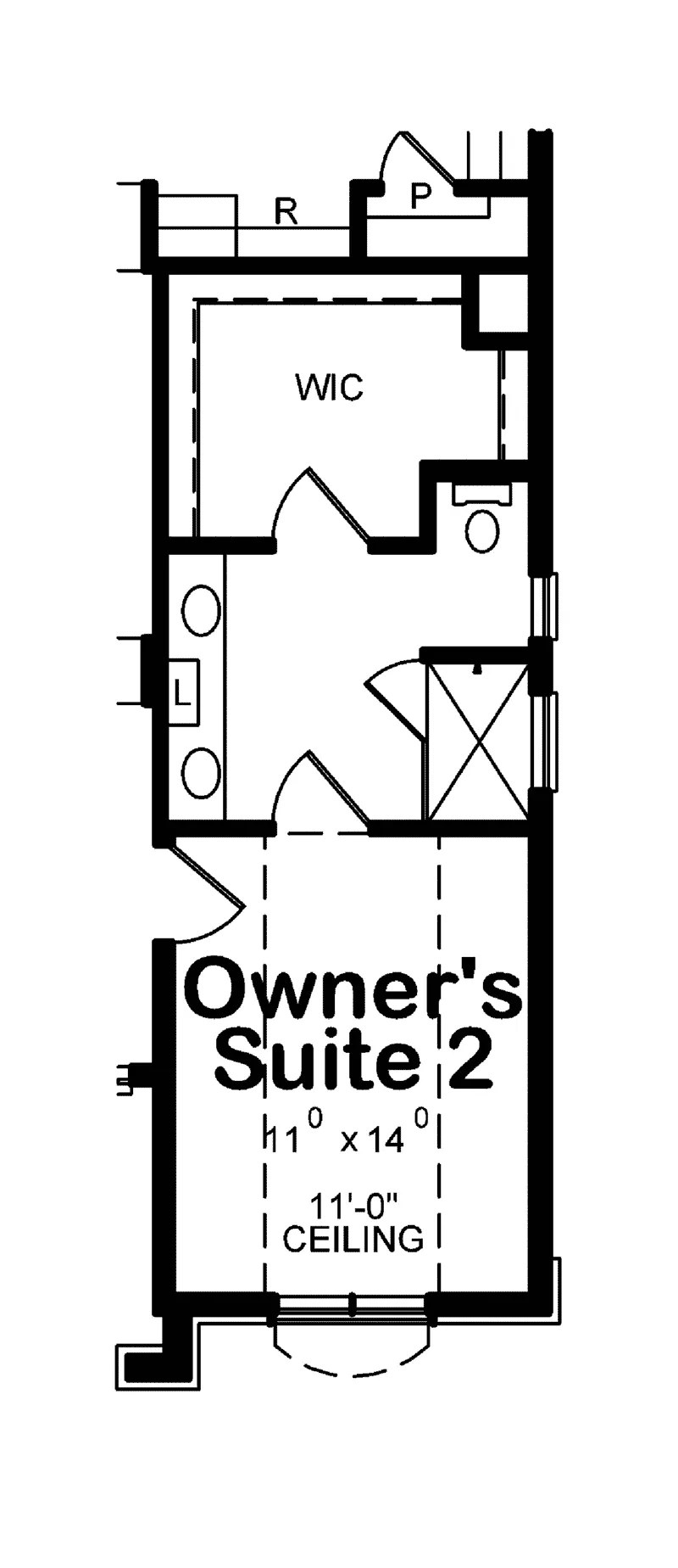 Craftsman Home Plan First Floor - Optional 026D-1964