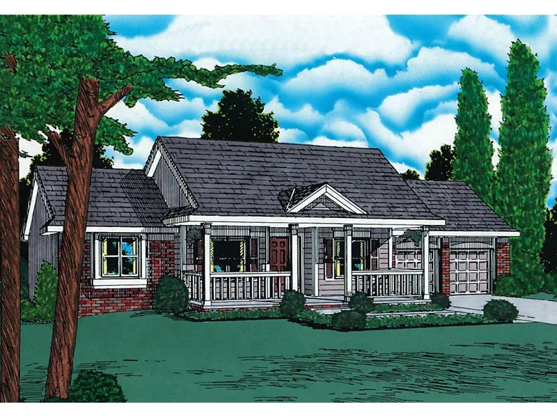 Country House Plan Front Image - Alberta Falls Farmhouse 026D-1974 - Search House Plans and More