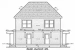 Country House Plan Rear Elevation - Lynnae Country Duplex 026D-2027 - Shop House Plans and More