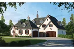 Colonial House Plan Front of Home - Monardo Tudor Style Home 026S-0018 - Shop House Plans and More