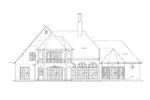 Colonial House Plan Rear Elevation - Monardo Tudor Style Home 026S-0018 - Shop House Plans and More