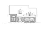 Arts & Crafts House Plan Front Elevation - Galatea Neoclassical Ranch Home 027D-0017 - Search House Plans and More