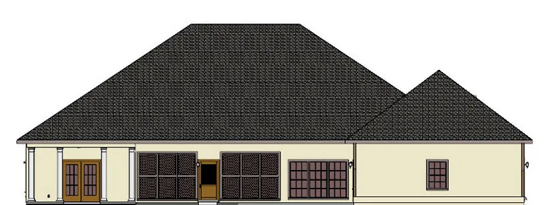 Colonial House Plan Color Image of House - Prairie Grove Plantation Home 028D-0021 - Shop House Plans and More