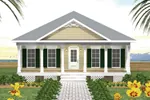 Vacation House Plan Front Photo 03 - Benkelman Ranch Home 028D-0025 - Search House Plans and More