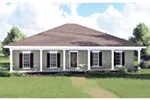 Southwestern House Plan Front Photo 01 - Holbrook Pass Country Home 028D-0035 - Search House Plans and More